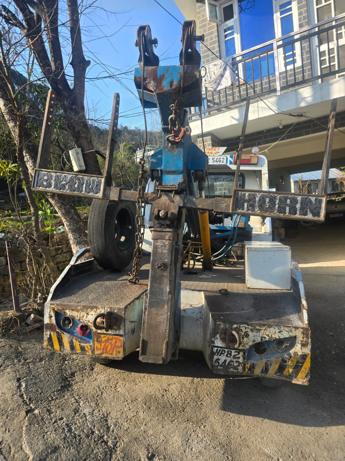 ANKU Crane Service truck at our facility in Nagchhala, Balh